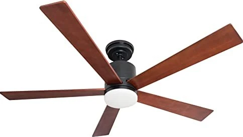 Pepeo Tibu Deckenventilator schwarz/braun