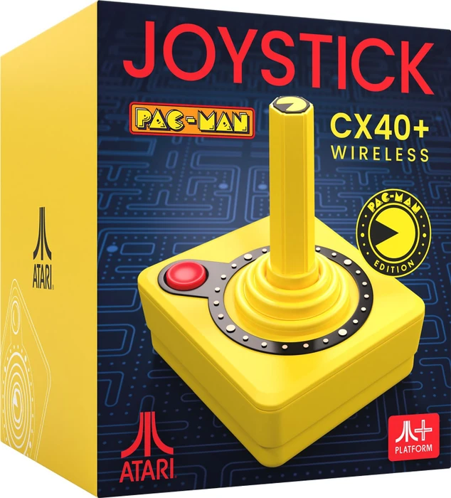 Atari CX40+ Wireless Joystick Pac-Man Edition gelb