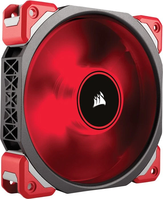 Corsair ML Series ML120 PRO LED Red Premium Magnetic Levitation Fan, 120mm