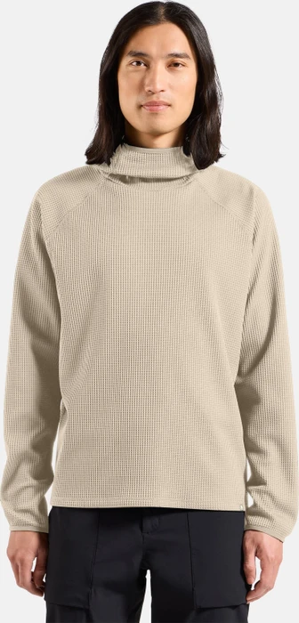 Odlo Cubic Multisport Midlayer Hooded Funktionsshirt langarm agate gray (Herren)