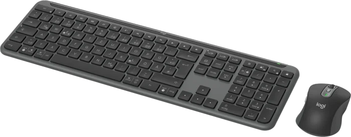 Logitech MK950 Signature Slim Combo Graphite, Logi Bolt, USB/Bluetooth, DE