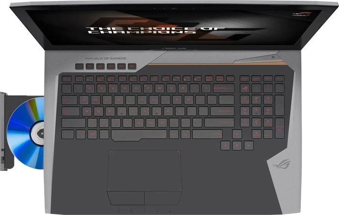 ASUS ROG G752VS-BA329T, schwarz, Core i7-7700HQ, 16GB RAM, 256GB SSD, 1TB HDD, GeForce GTX 1070, DE