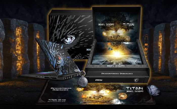 MSI Titan 18 HX Dragon Edition Norse Myth A2XWJG-273, Core Black, Core Ultra 9 285HX, 96GB RAM, 6TB SSD, GeForce RTX 5090, DE