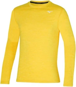 Mizuno Impulse Core Laufshirt langarm racing yellow (Herren)