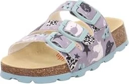 Superfit Fussbettpantoffel Sandale violett/mehrfarbig (Junior)