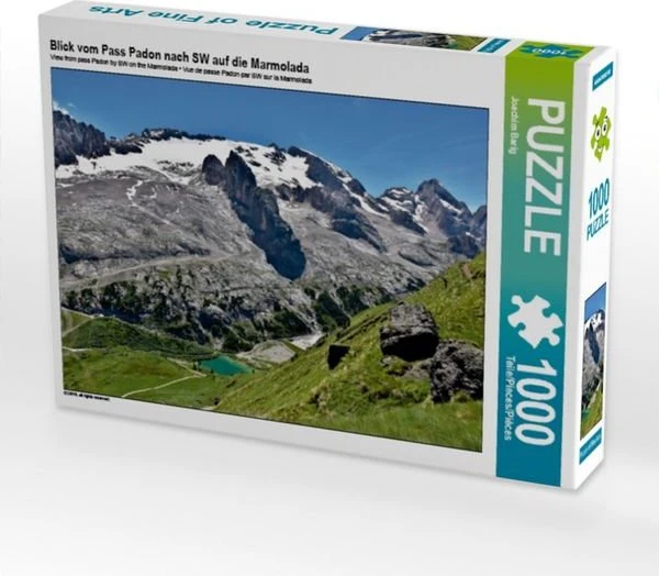 Calvendo Blick vom Pass Padon nach SW auf die Marmolada