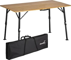 Skandika Tobro Bambus 120x70x70 faltbarer Campingtisch