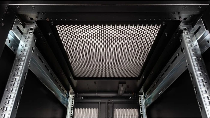 Roline / Secomp Pro Serie 19" Serverschrank 42HE, montiert, Glastür, IP20, RAL 9005, 1000mm tief