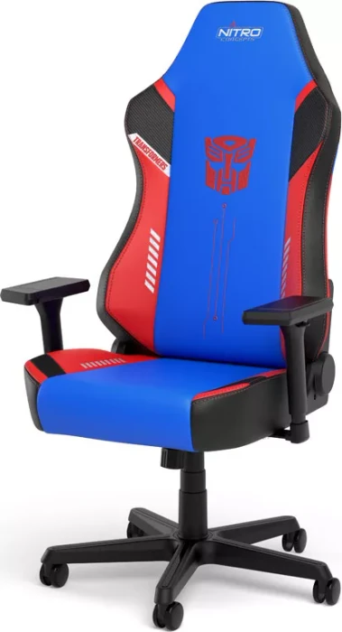 Nitro Concepts X1000 Transformers Optimus Prime Edition Gamingstuhl, blau/rot
