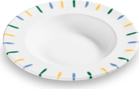 Gmundner Keramik Buntgeflammt Suppenteller Gourmet 24cm