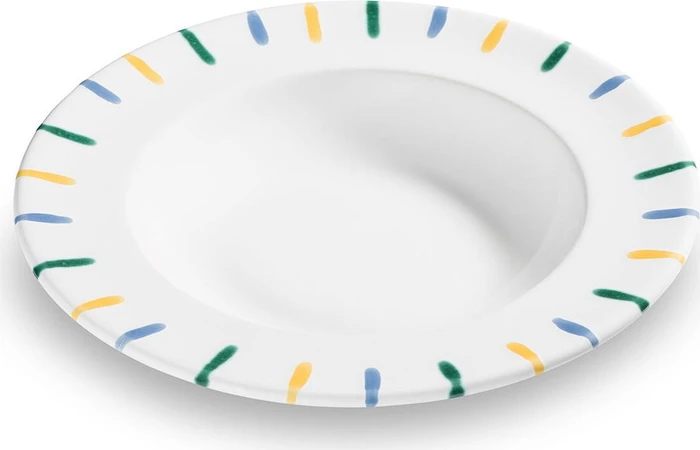 Gmundner Keramik Buntgeflammt Suppenteller Gourmet 24cm