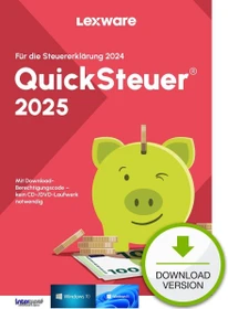 Lexware QuickSteuer 2025, ESD (deutsch) (PC) (06810-2016)