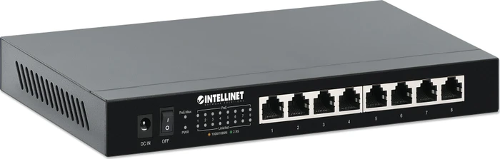 Intellinet Desktop 2.5G Switch, 8x RJ-45, 100W PoE+
