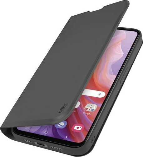 SBS Mobile Wallet Smooth für Motorola Moto E14 schwarz