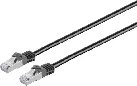 MicroConnect Patchkabel, Cat7/Cat6a, S/FTP, RJ-45/RJ-45, 7.5m, schwarz