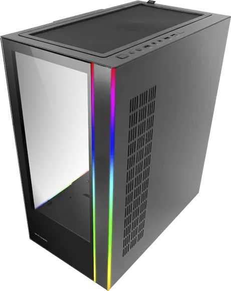 Mars Gaming MC-Ultra Black, Glasfenster