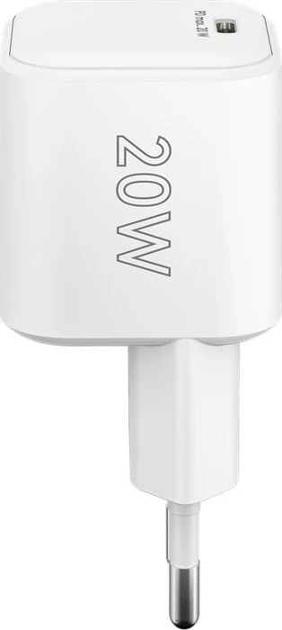 Wentronic Goobay USB-C PD GaN Schnellladegerät Nano (20W) weiß