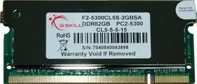 G.Skill SA Series SO-DIMM 2GB, DDR2-667, CL5