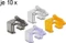 DeLOCK RJ-45 Reparatur Clip Set 2 Vorschaubild