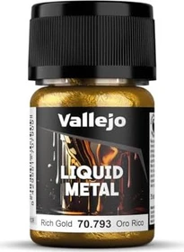 Vallejo Model Color rev.2 Liquid Metal rich gold, 35ml