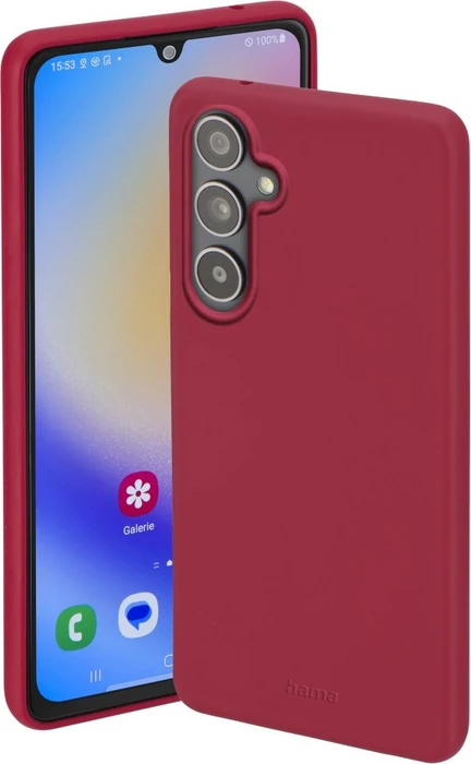 Hama Cover Finest Feel für Samsung Galaxy A34 5G rot