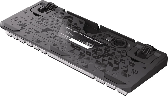 Endorfy Thock 75% Wireless Pudding, PBT, LEDs RGB, hot-swap, Kailh Box BLACK, USB/Bluetooth, DE
