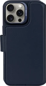 Decoded Leather Detachable Wallet Case für Apple iPhone 16 Pro Max navy blue