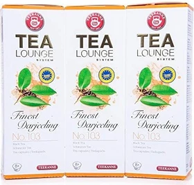 Teekanne TeaLounge no. 103 Finest Darjeeling Teekapseln, 24 Stück (3x 8 Stück)