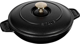 Zwilling Staub Auflaufform mit Deckel rund 20.4cm schwarz