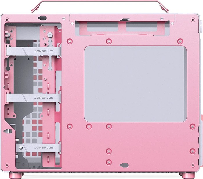 Jonsbo Z20 Pink White, weiß/rosa, Glasfenster