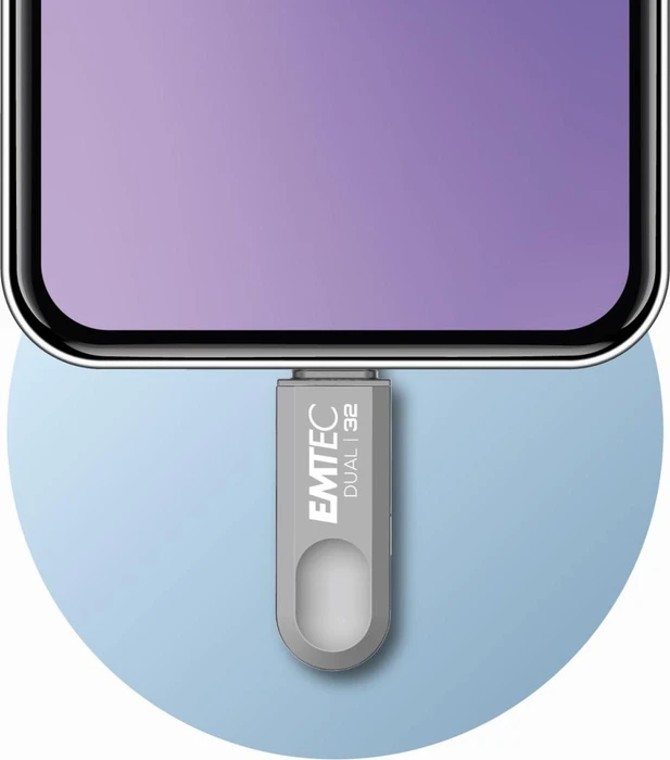 Emtec D280 32GB, USB-A + USB-C, USB 3.2 Gen 1×1