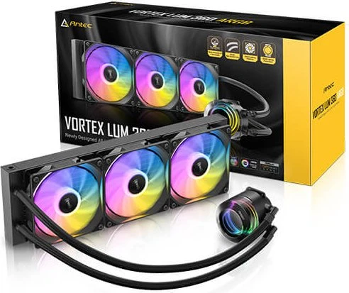 Antec Vortex Lum 360 ARGB, schwarz