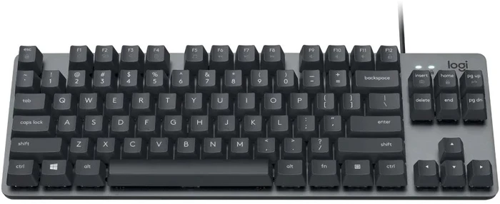 Logitech K835 TKL Mechanical Keyboard, grau/schwarz, TTC RED, USB, DE