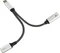 Maxtrack USB-C Splitter Y-Kabel, 60W, USB-C [Stecker] auf 2x USB-C [Buchse], 0.15m, schwarz/silber Vorschaubild