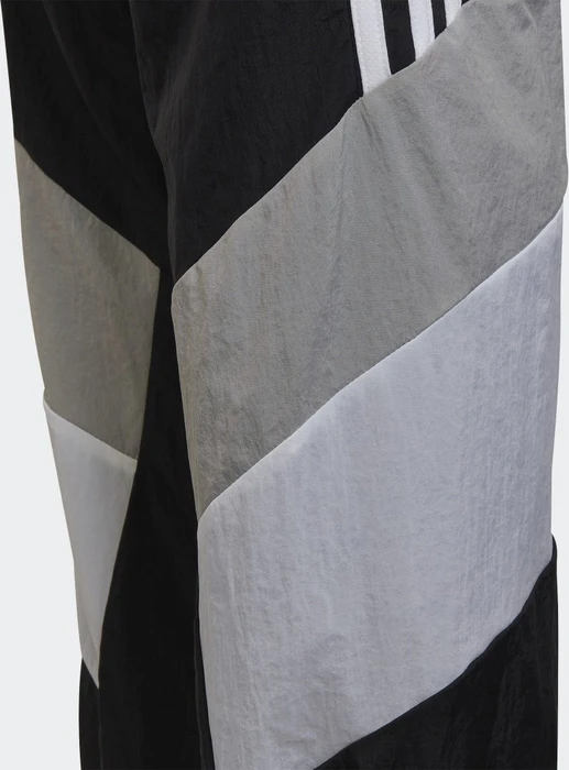 adidas Colorblock Woven Trainingshose lang black/mgh solid grey/white (Junior)
