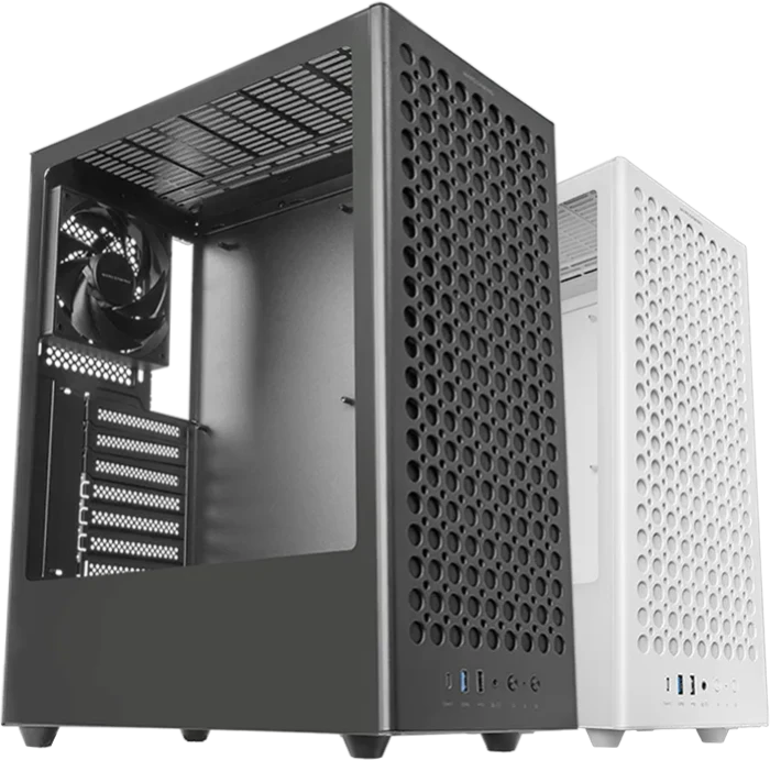 Mars Gaming MC-T800 White, Glasfenster