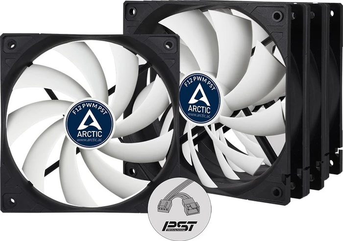 ARCTIC F12 PWM PST, 120mm, 4er-Pack