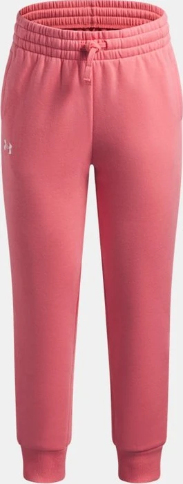 Under Armour Rival Fleece Trainingshose lang bittersweet pink/white (Junior)