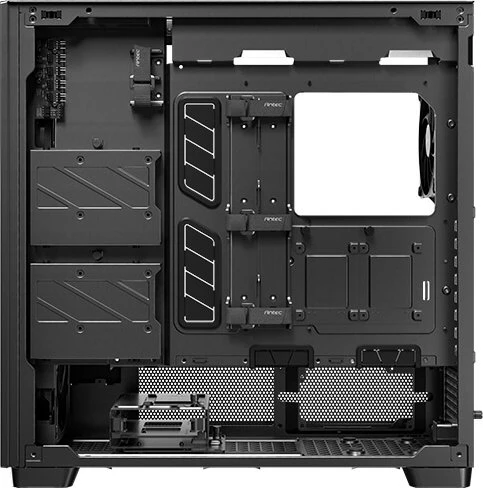 Antec Flux Pro, schwarz/braun, Glasfenster