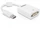 DeLOCK DisplayPort [Stecker] auf DVI [Buchse] Adapterkabel weiß (61765)