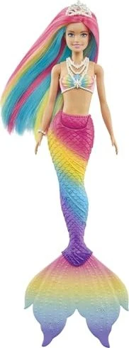 Mattel Barbie - Dreamtopia Regenbogenzauber Meerjungfrau mit Farbwechsel