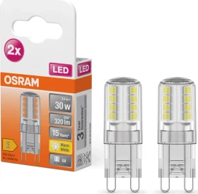 Osram Ledvance LED Pin 2.6W/827 G9, 2 Stück