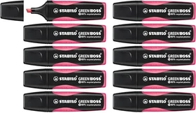 STABILO Green Boss rosa, 10er-Pack