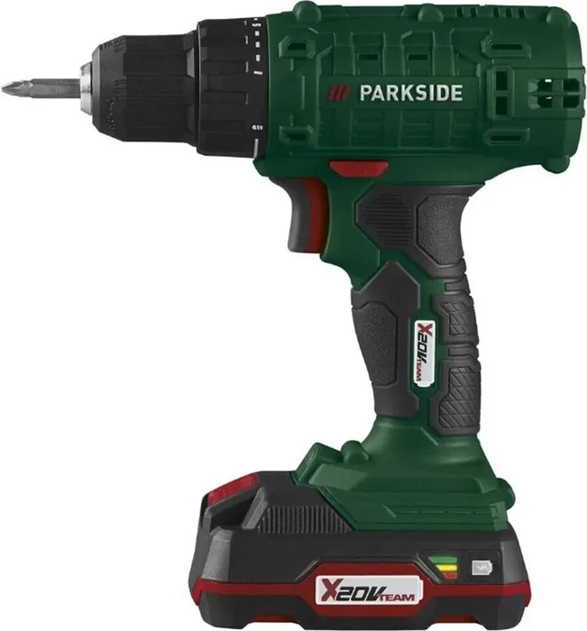 Parkside PBSA 20-Li A1 Akku-Bohrschrauber inkl. Koffer + Akku 2.0Ah