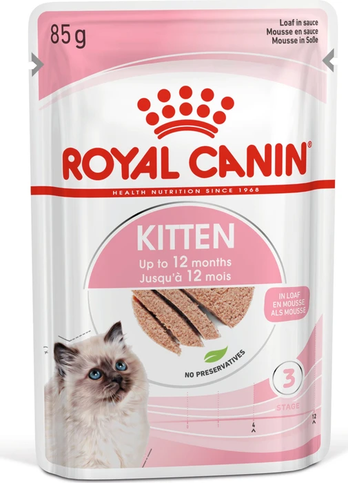 Royal Canin Kitten Mousse, 1.02kg (12x 85g)