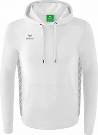 Erima Essential Team Hoodie white/monument grey