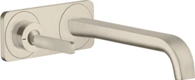 Hansgrohe Axor Citterio E Waschbeckenarmatur mit Platte brushed nickel