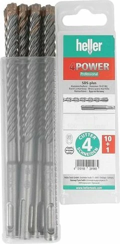 Heller 4Power SDS-plus Hammerbohrer, 10x100x160mm, 11 Stück