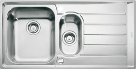 Franke Neptun NEX 651 Einbau Becken links mit Ablauffernbedienung edelstahl