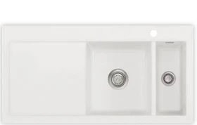 systemceram Mera 100 Einbau Becken rechts polar